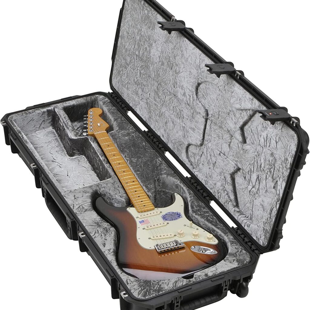 SKB Waterproof Injection Molded Rolling Guitar Case